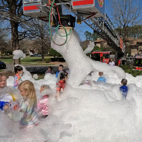 Foam party for kids