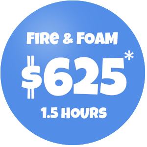Fire and Foam Party Package